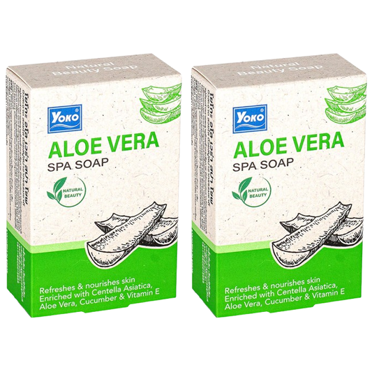 Yoko Aloe Vera Spa Soap 90g - Pack of 2