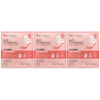 Rojukiss Bio Hydrogel Melting Mask - Deep Firming, 34g (Set of 3)