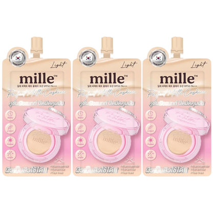 Mille - Perfect Matte Cushion SPF50 PA+++ (#01) 6g. (Pack of 3)