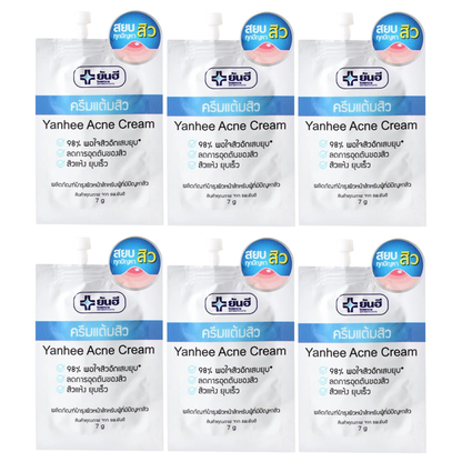 Yanhee Acne Cream 7g - Pack of 6 for Clearer Skin
