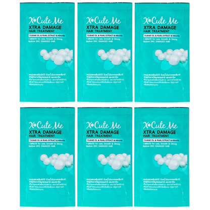 Xcuteme - Xtra Damage Hair Pearl Treatment 30ml. (Pack of 6)