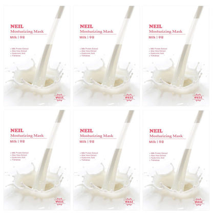 Neil Moisturizing Milk Mask 22g - Pack of 6