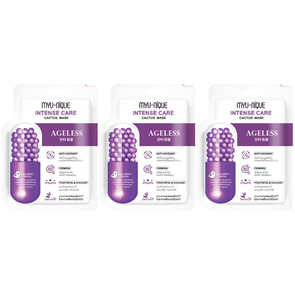 MYU-NIQUE Intense Care Cactus Mask 25g - Pack of 3