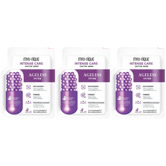 MYU-NIQUE Intense Care Cactus Mask 25g - Pack of 3