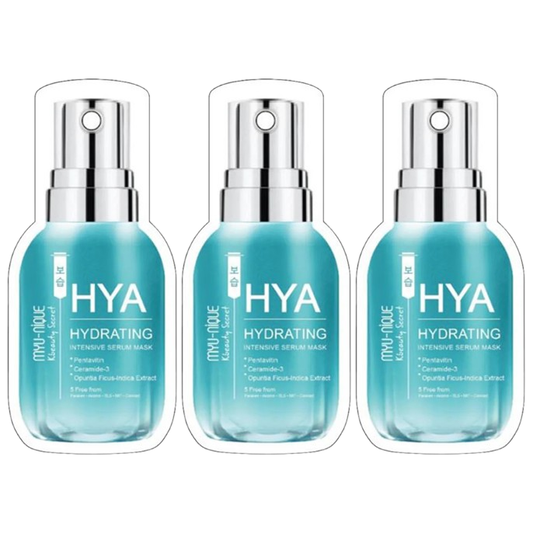 MYU-NIQUE Hya Hydrating Intensive Serum Mask - 25g (Pack of 3)