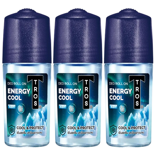 TROS Roll-On Energy Cool 45ml – Pack of 3