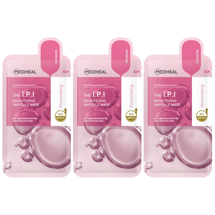 Mediheal - Masque Ampoules Éclaircissant IPI 25 ml (Lot de 3)