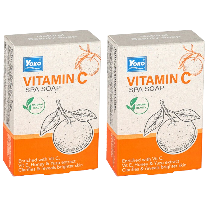 Yoko Vitamin C Spa Soap - 90g (Pack of 2)