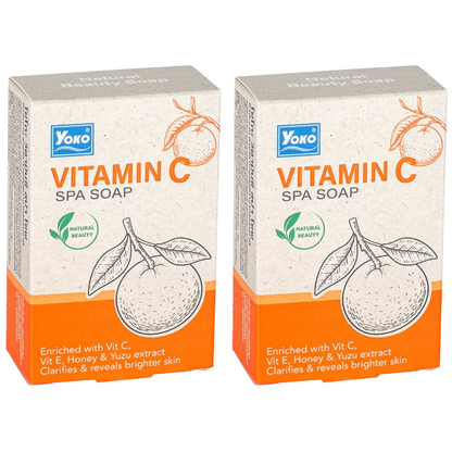 Yoko Vitamin C Spa Soap - 90g (Pack of 2)