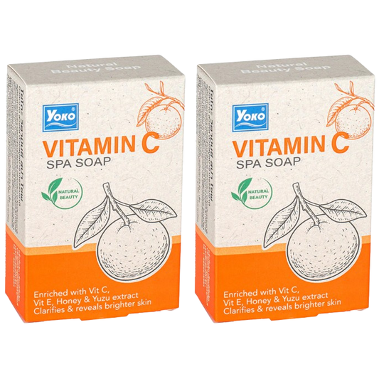 Yoko Vitamin C Spa Soap - 90g (Pack of 2)