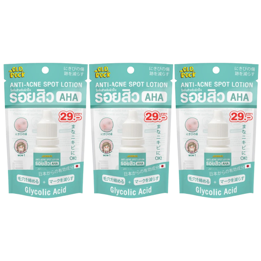 Old Rock Anti-Acne Spot Lotion 10ml - Pack of 3