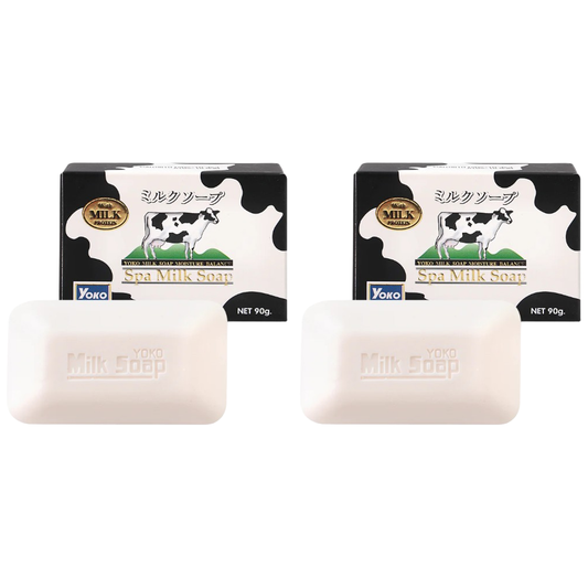 Yoko Spa Milk Soap 90g – Pack of 2 for Soft, Nourished Skin