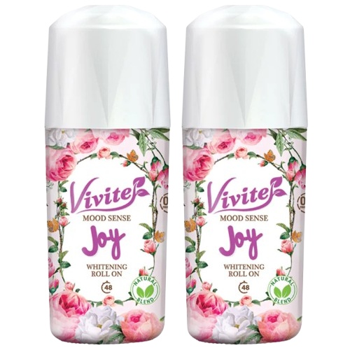 Vivite Pink Mood Sense Whitening Roll-On 45ml – Pack of 2
