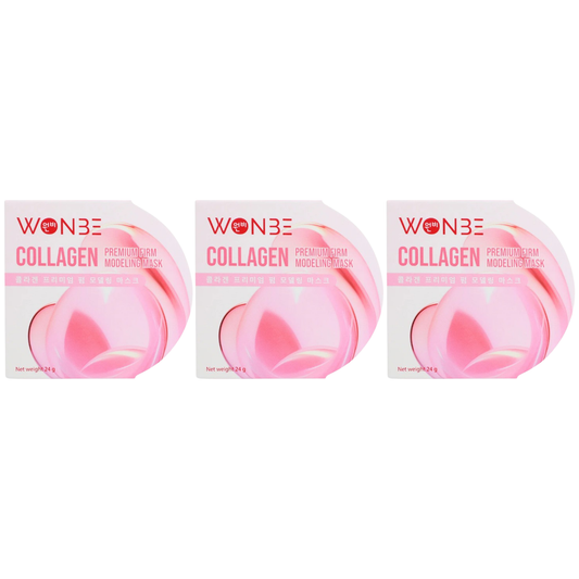 WONBE Collagen Premium Firm Modeling Mask - 24g (Pack of 3)