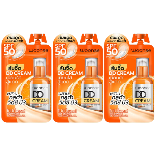 Woonae Somjeed DD Cream SPF50+ PA++++ - 8g (Pack of 3)