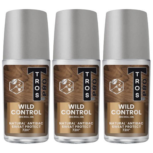 TROS Pro Deo Roll-On Wild Control Brown 45ml – Pack of 3