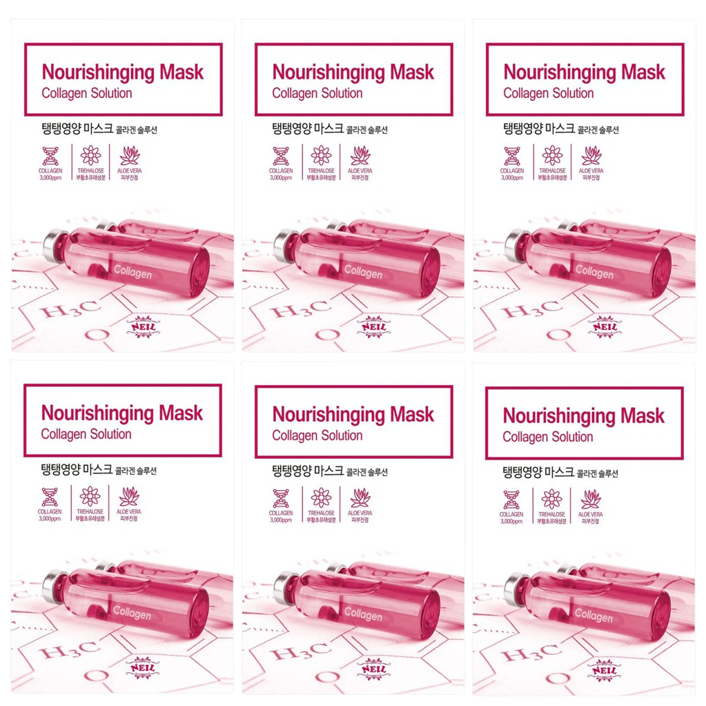 Neil Nourishing Collagen Solution Mask – 22g x 6Pack