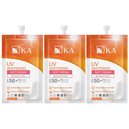 KA UV Whitening Soft Cream SPF50+ PA++++ - 7g (Pack of 3)