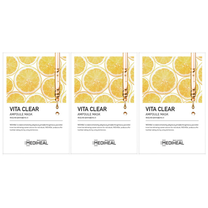 Mediheal - Masque Ampoule Vita Clear 25 ml (Lot de 3)