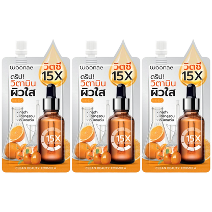 Woonae Vitamin C Serum 50g – Pack of 3 for Radiant Skin