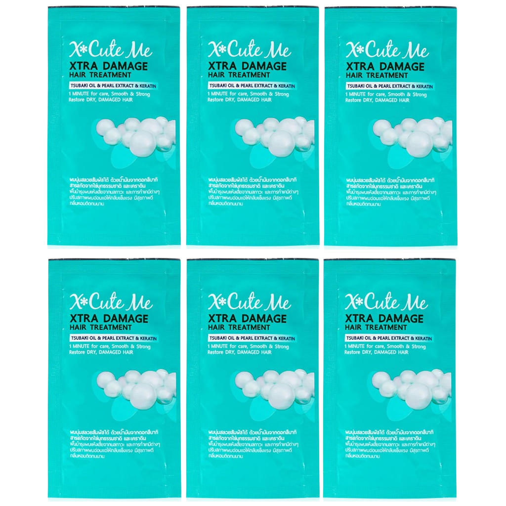 Xcuteme Xtra Damage Hair Pearl Treatment 30ml - Pack of 6