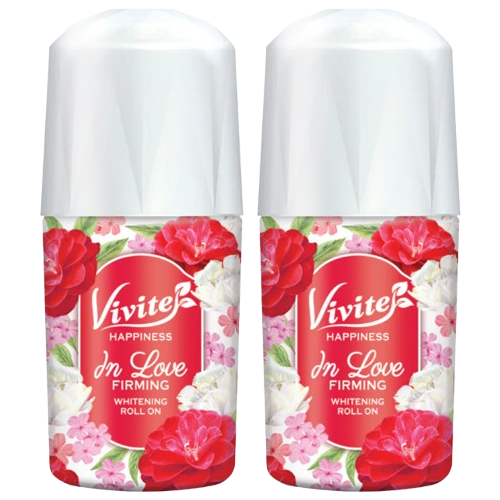 Vivite Happiness in Love Firming Whitening Roll-On 20ml | Pack of 2