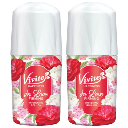 Vivite Happiness in Love Firming Whitening Roll-On 20ml | Pack of 2