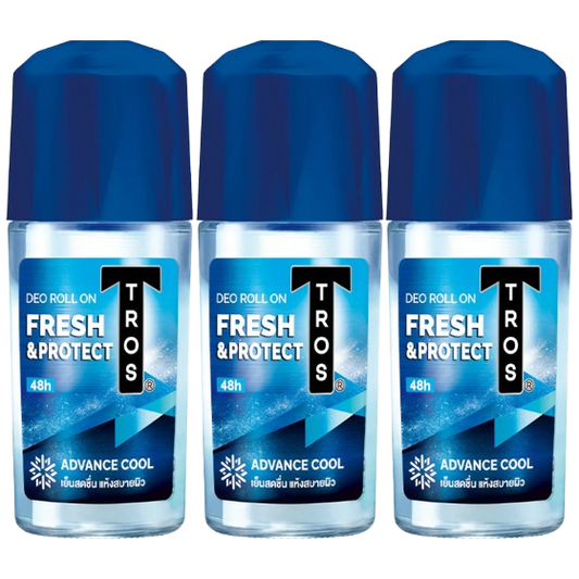 TROS Roll-on Fresh & Protect 45ml - Pack of 3