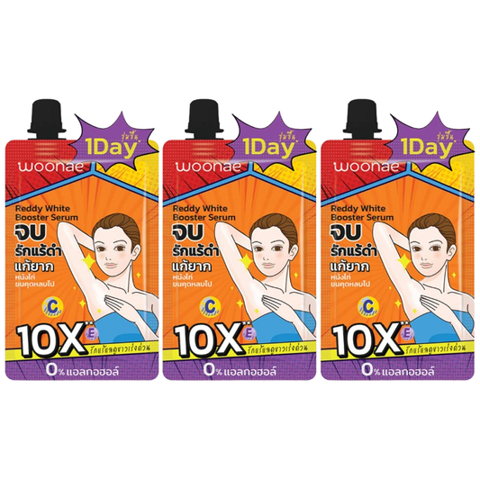 Woonae Reddy White Booster Serum 30g – Pack of 3