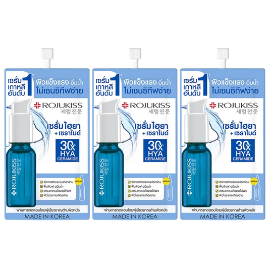 Rojukiss Hya Ceramide Serum - 7.5ml (Pack of 3) for Hydrated & Healthy Skin