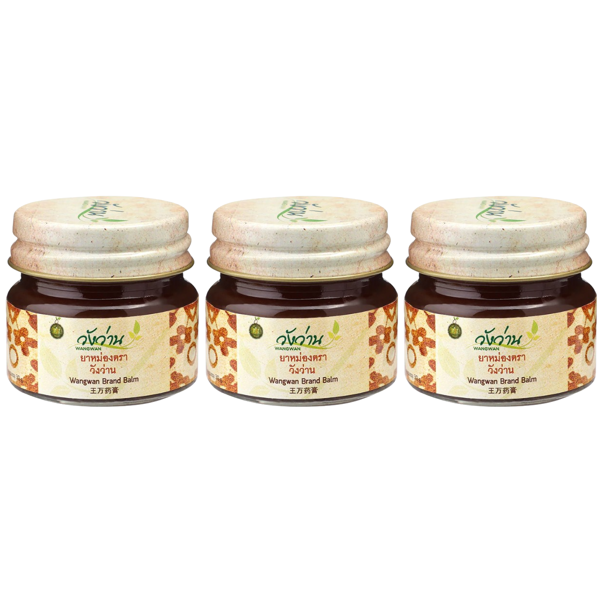 Wangwan Plai Oil Balm 30g - Pack of 3 for Soothing Relief