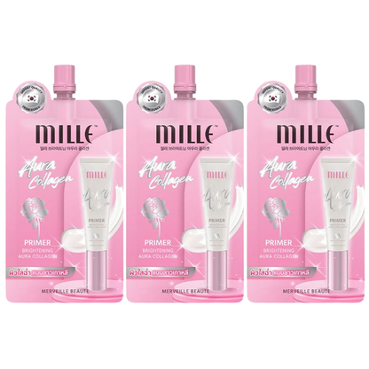 Mille - Brightening Aura Collagen 6g. (Pack of 3)