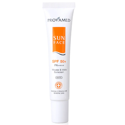 Provamed Sun Face SPF50/PA++++ White 15g - Sunscreen for Bright, Protected Skin