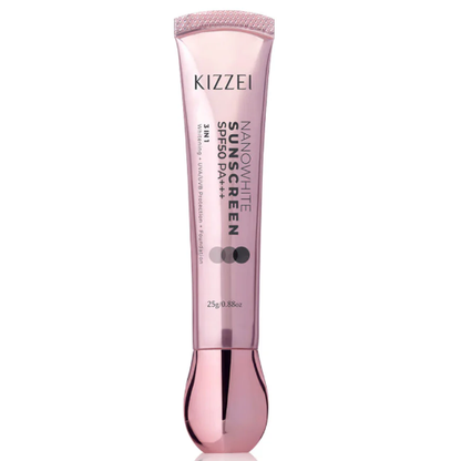 Kizzei Nanowhite Sunscreen SPF50+ PA+++ 25g - Brightening & Sun Protection