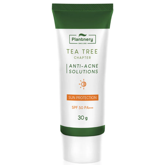 Plantnery Tea Tree Sunscreen SPF50/PA+++ for Acne & Oil Control 30g