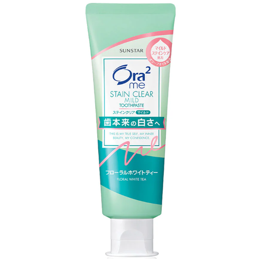 Ora2 Me Stain Clear Toothpaste – Mild Floral White Tea 125g