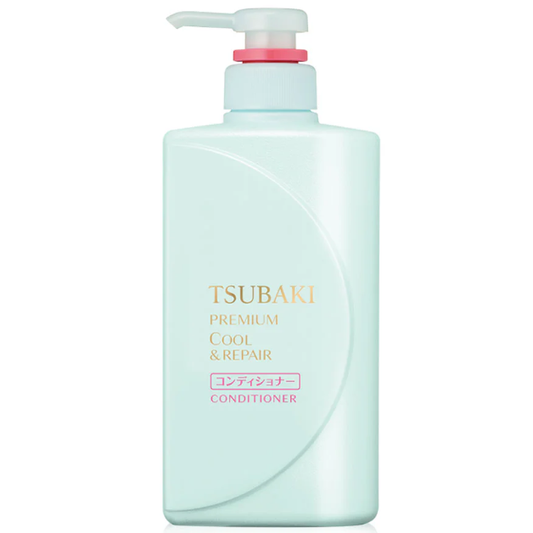 Tsubaki Premium Cool & Repair Conditioner 490ml - Deep Nourishment & Refreshing Care