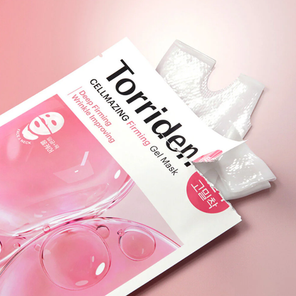 Torriden Cellmazing Firming Gel Mask Sheet for Face & Neck - 45g (Pack of 6)