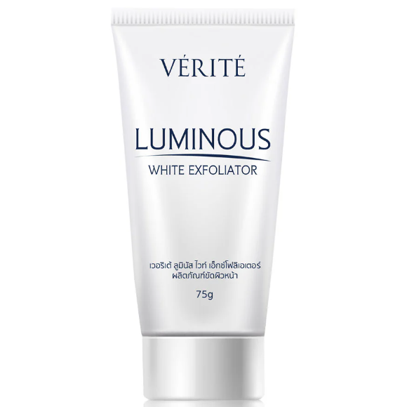 Verite Luminous White Exfoliator - 75g | Brightening Facial Scrub