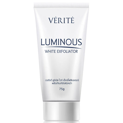 Verite Luminous White Exfoliator - 75g | Brightening Facial Scrub