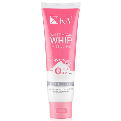 KA White Magic Whip Foam - Pollution Clearing Facial Cleanser 100g
