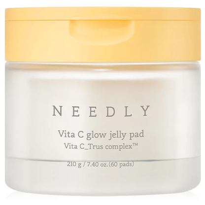Needly Vita C Glow Jelly Pads - 210g (60 Pads) for Radiant Skin