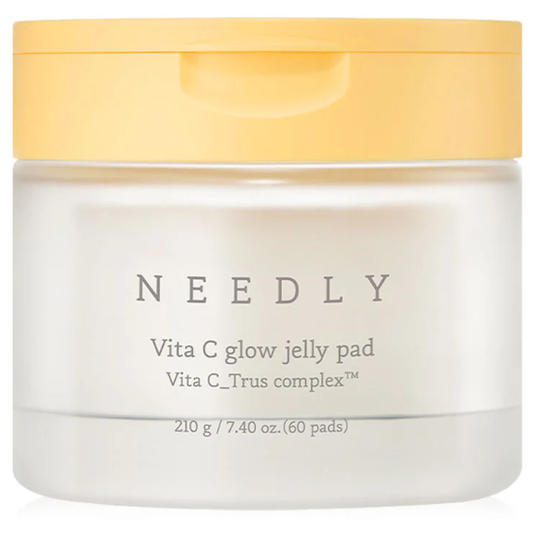 Needly Vita C Glow Jelly Pads - 210g (60 Pads) for Radiant Skin