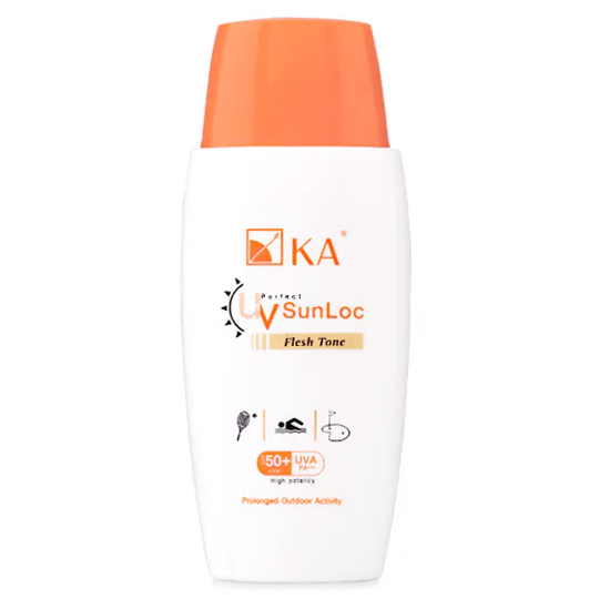 KA UV Perfect Sun Loc SPF50+/PA+++ Flesh Tone 60ml - High Sun Protection & Natural Finish