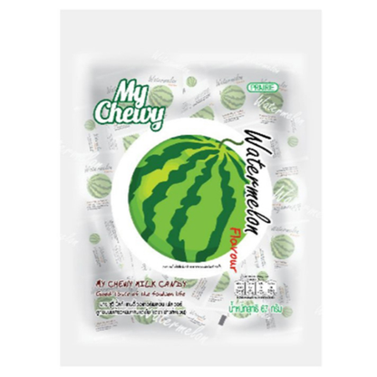My Chewy Assorted Milk Candy Pack - Taro, Corn, Strawberry & Watermelon (67 g each, Pack of 4)