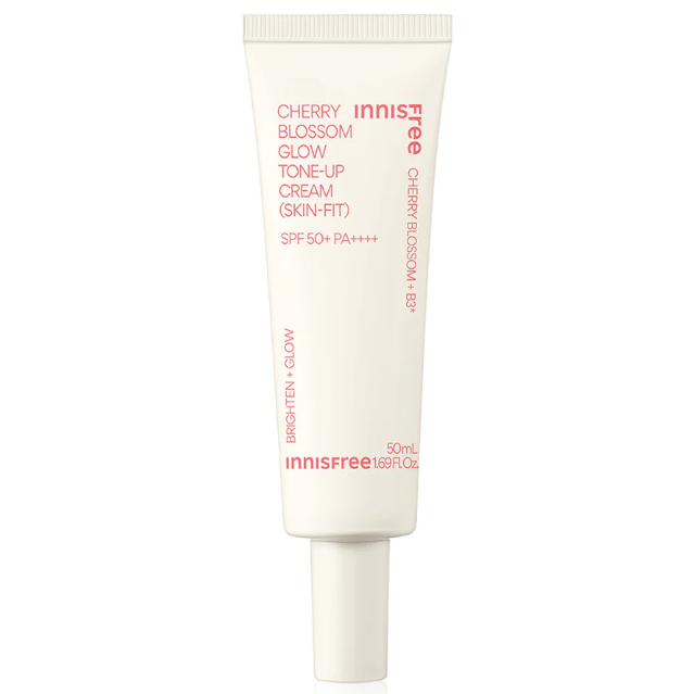 Innisfree Jeju Cherry Blossom Tone-Up Cream 50ml - Brightening & Hydrating
