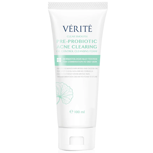 Verite Clear & Smooth Pre-Probiotic Acne Clearing Foam 100ml