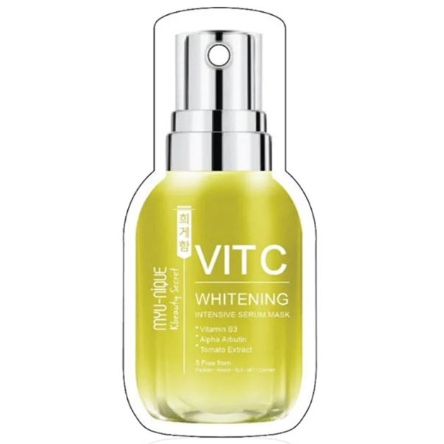 MYU-NIQUE Vitamin C Whitening Serum Mask 25g – Pack of 3
