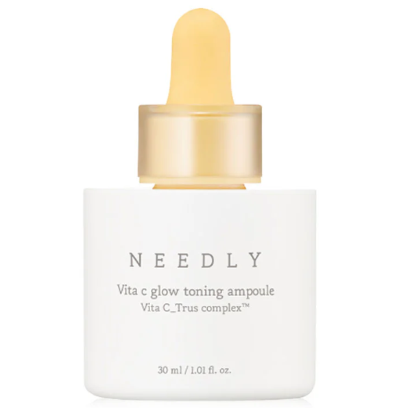 NEEDLY Vita C Glow Toning Ampoule 30ml - Brighten & Revitalize Skin
