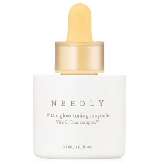 NEEDLY Vita C Glow Toning Ampoule 30ml - Brighten & Revitalize Skin